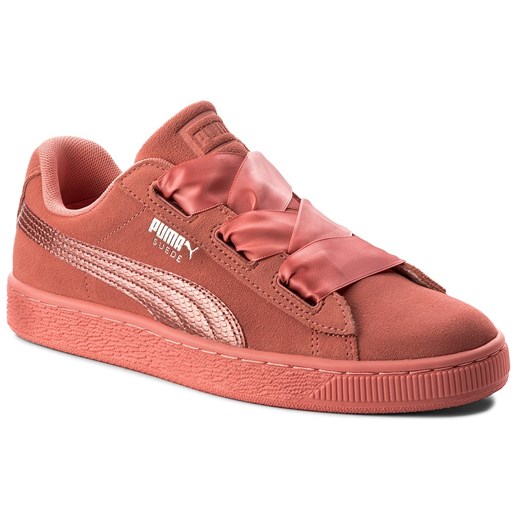 Sneakersy PUMA - Suede Heart SNK Jr 364918 05 Shell Pink/Shell Pink Puma rozowy 39 eobuwie.pl