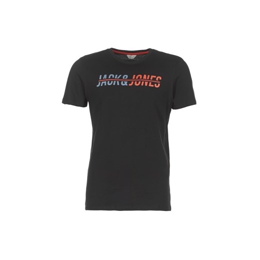 Jack   Jones  T-shirty z krótkim rękawem JCOLINN  Jack   Jones czarny Jack
Jones M Spartoo