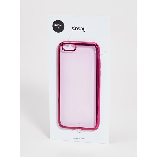 Sinsay - Case na telefon iphone 6 - Różowy Sinsay rozowy One Size Sinsay.