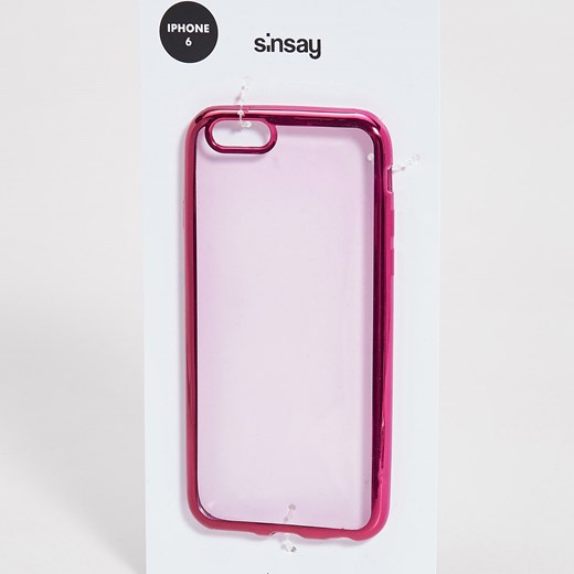 Sinsay - Case na telefon iphone 6 - Różowy Sinsay rozowy One Size Sinsay.