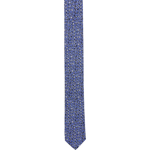 krawat platinum niebieski classic 241  Recman  