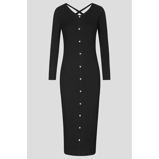 Dzianinowa sukienka midi ORSAY czarny 38 orsay.com