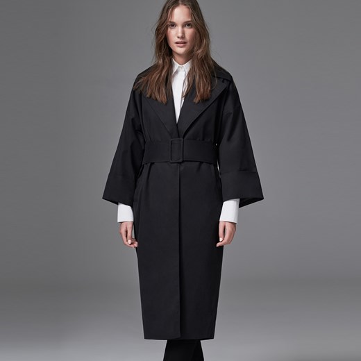 Reserved - Kimonowy płaszcz - Czarny Reserved czarny S 