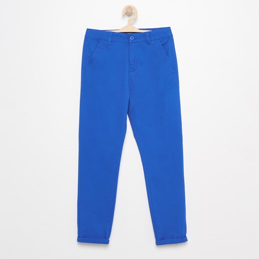 Reserved - Spodnie chino - Niebieski niebieski Reserved 164 