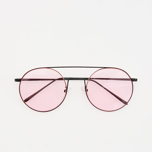 Reserved - Okulary przeciwsłoneczne - Różowy Reserved rozowy One Size 