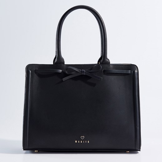Mohito - Elegancka torba z odpinanym paskiem - Czarny czarny Mohito One Size 