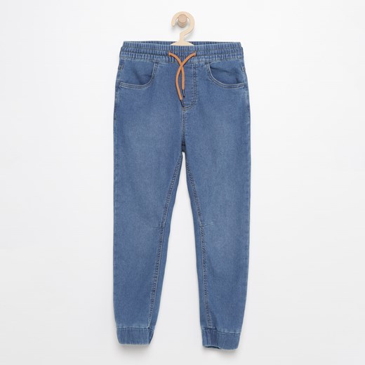 Reserved - Jeansowe spodnie JOGGER - Niebieski
