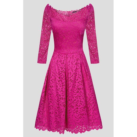 Sukienka z koronki rozowy ORSAY 38 orsay.com