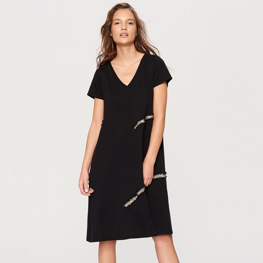 Reserved - Sukienka oversize - Czarny czarny Reserved L 
