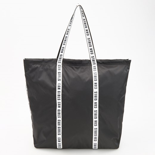 Reserved - Sportowa torba shopper - Czarny Reserved szary One Size 
