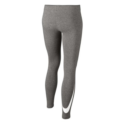 Spodnie dziewczęce Nike Swoosh Club Logo Legging - grey