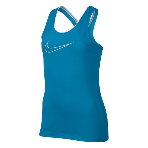 Koszulka dziewczęca Nike Pro Tank - binary blue/white