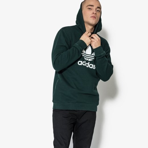 ADIDAS BLUZA TREFOIL HOODY Adidas zielony L Sizeer wyprzedaż 