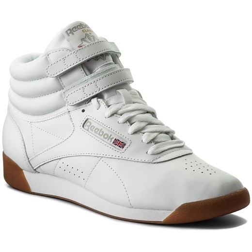 REEBOK-CN2392 WHITE/GUM szary Reebok 40.5 eobuwie.pl