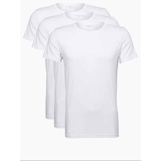 Tommy Hilfiger - T-shirty męskie pakowane po 3 szt., biały