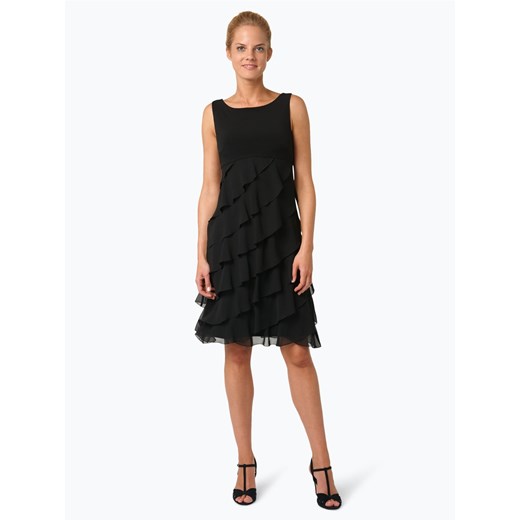 Swing Sukienka damska Kobiety Szyfon czarny jednolity ze sklepu vangraaf w kategorii Sukienki - zdjęcie 46961264