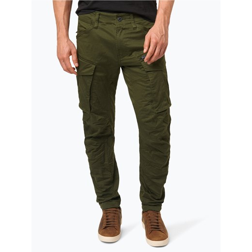 G-Star RAW - Spodnie męskie – Rovic Zip 3D tapered, zielony