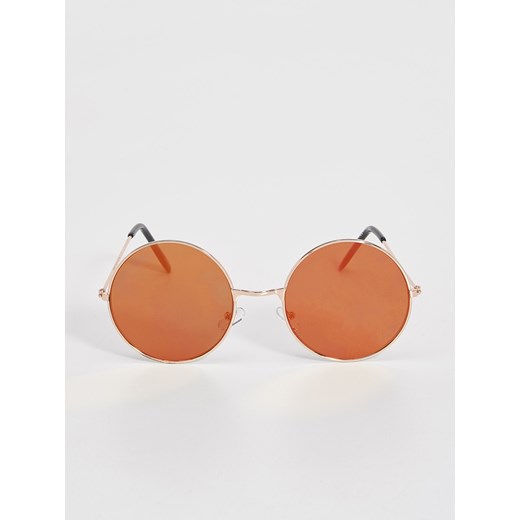 Sinsay - Okulary przeciwsłoneczne - Wielobarwn pomaranczowy Sinsay One Size 
