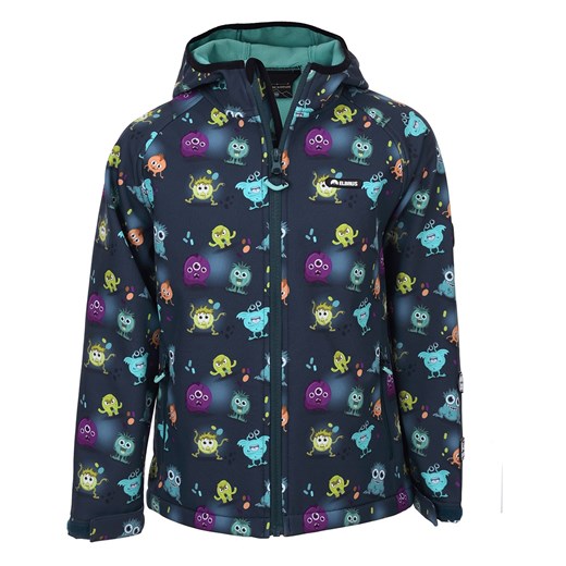 DZIECIĘCY SOFTSHELL IRENS KIDS 7368-MONSTER PRINT ELBRUS, Kolor - MONSTER PRINT, Płeć - JUNIOR, Rozmiar - 116