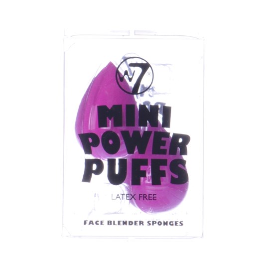 W7 Mini Power Puff Face Blender Sponges Mała gąbka do makijażu 2 sztuki granatowy W7  ebella.pl