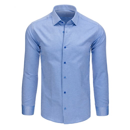 Koszula męska niebieska (dx1429)  Dstreet XXL wyprzedaż  