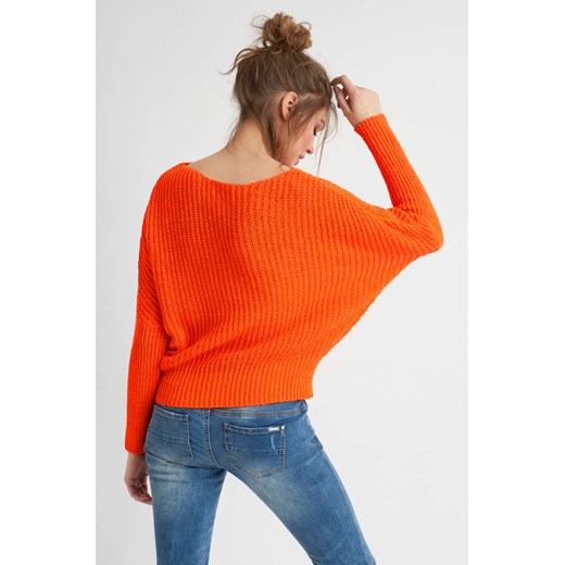Sweter nietoperz pomaranczowy ORSAY XL orsay.com