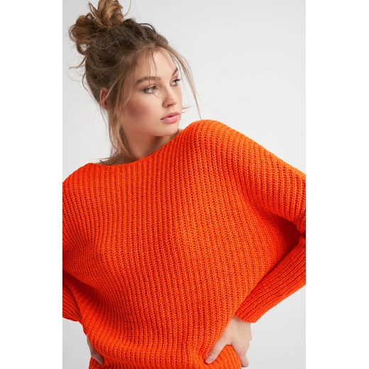 Sweter nietoperz ORSAY pomaranczowy M orsay.com