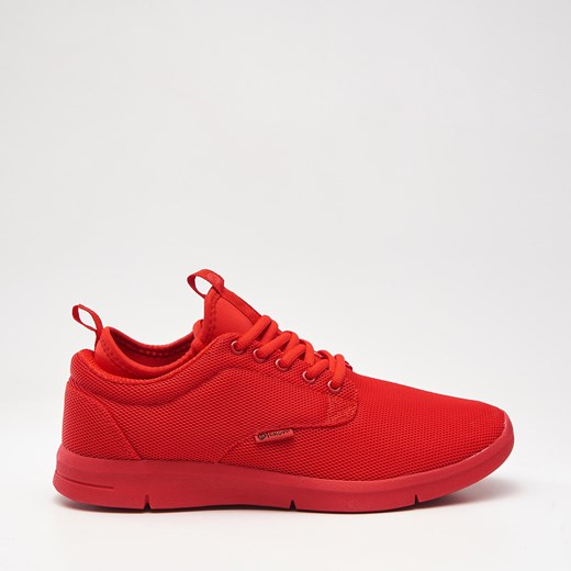 Cropp - Sneakersy z profilowaną podeszwą - Czerwony Cropp  42 