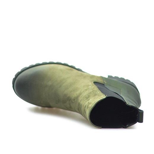 Botki CheBello 1800 Zielony/Satyna nubuk Chebello czarny  promocyjna cena Arturo-obuwie 