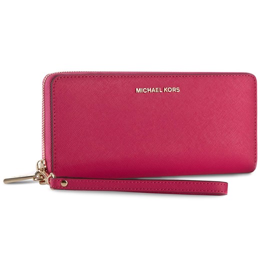 Duży Portfel Damski MICHAEL KORS - Jet Set Travel 32S5GTVE9L Ultra Pink Michael Kors rozowy  eobuwie.pl