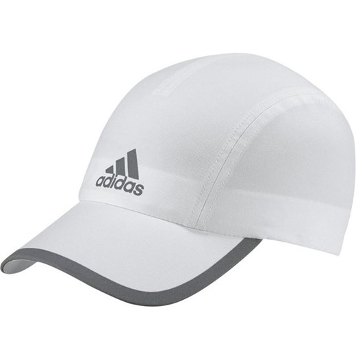 Czapka tenisowa Adidas Run Climalite Cap OSFM - white/white/reflective silver  Adidas  Strefa Tenisa