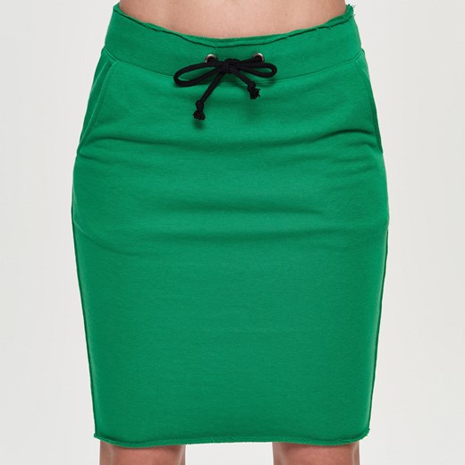 Sinsay - Dresowa spódnica - Zielony Sinsay zielony M 