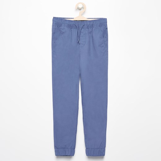 Reserved - Bawełniane spodnie jogger - Niebieski Reserved niebieski 140 