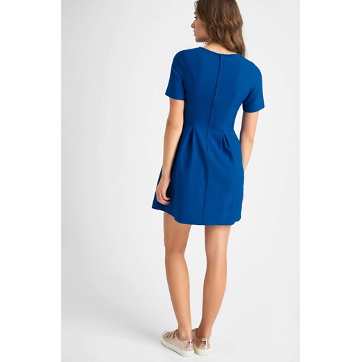 Rozkloszowana sukienka mini niebieski ORSAY 36 orsay.com