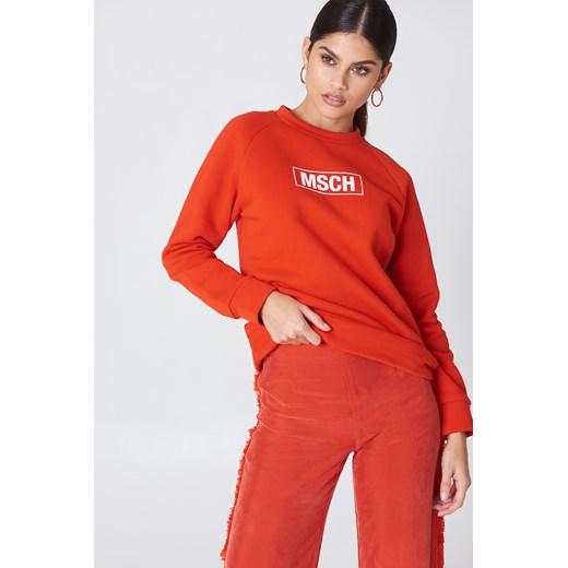 Bluza Cinana Msch Copenhagen pomaranczowy Large Nakdcom