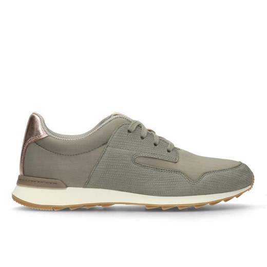 Półbuty damskie Floura MIX Khaki Clarks brazowy 40 BestSport 