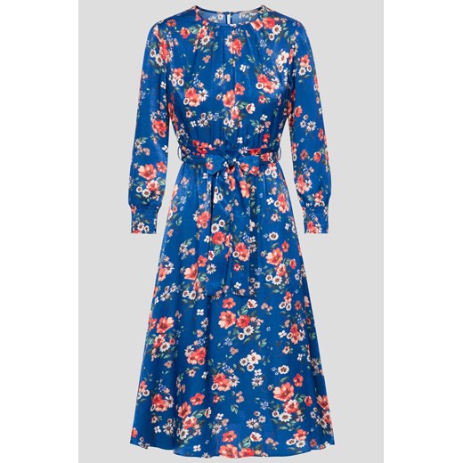 Sukienka midi w kwiaty ORSAY niebieski 38 orsay.com