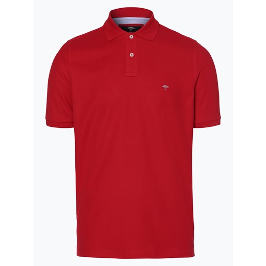 Fynch Hatton - Męska koszulka polo, czerwony czerwony Fynch Hatton XXXL vangraaf