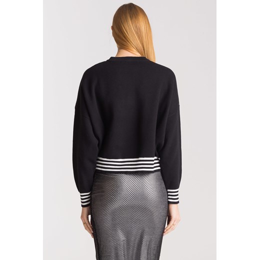 Wielokolorowy sweter Astrid z flamingami Guess L Velpa.pl