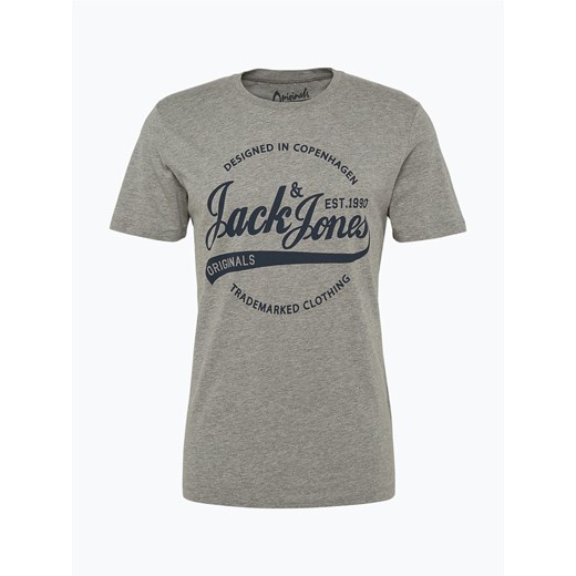 Jack & Jones - T-shirt męski – Jornyraffa, szary