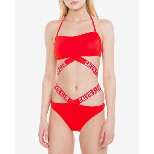 Calvin Klein Górna część stroju kąpielowego S Czerwony