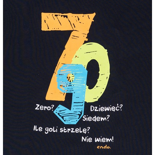 T-shirt dla chłopca 9-13 lat  Endo 140 endo.pl