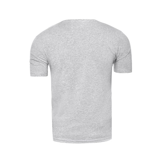Męska koszulka t-shirt 0004 - szara Risardi  L 