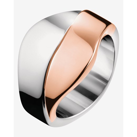 Calvin Klein Pierścień Różowy Srebrny