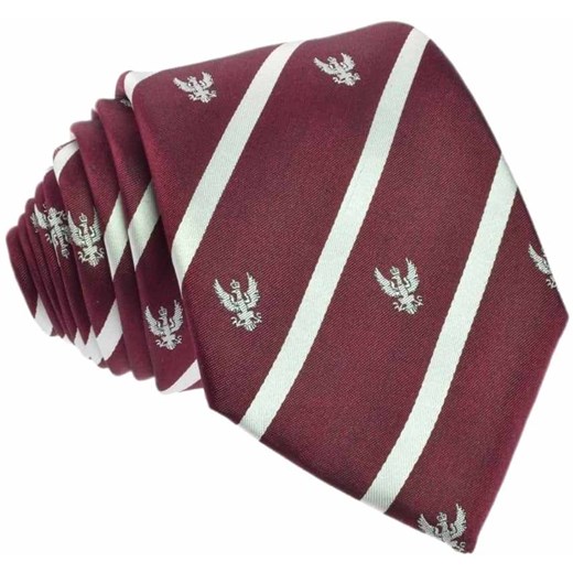 Krawat jedwabny klubowy (orzeł) Republic Of Ties czerwony  