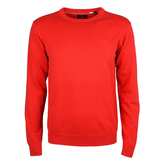 Gant Sweter "C-Neck" pomaranczowy  3XL promocyjna cena ubierzsie.com 
