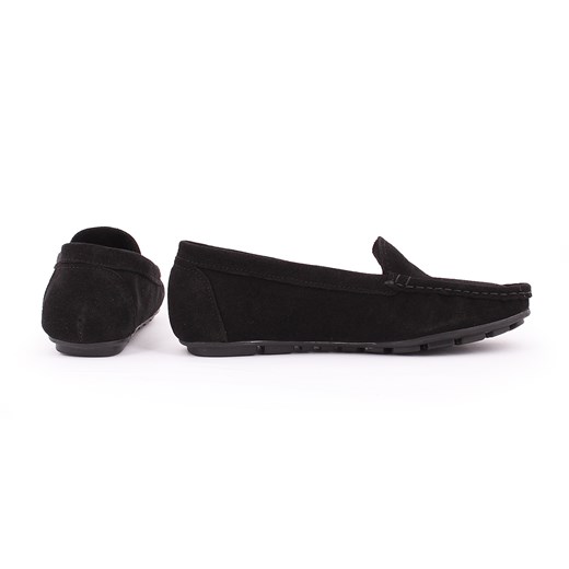 mokasyny - skóra naturalna - MODEL 001 - kolor czarny  Zapato 40 zapato.com.pl