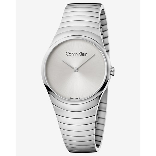 Calvin Klein Whirl Watches UNI Srebrny Calvin Klein szary UNI BIBLOO