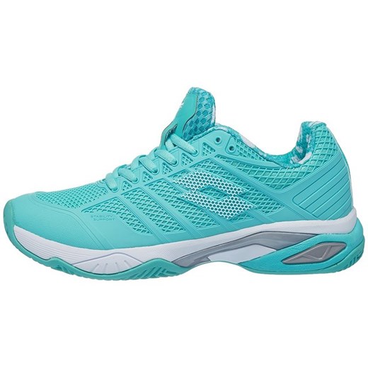 Damskie buty tenisowe Lotto Viper Ultra IV Clay W - green thai/white + 2-pack skarpet Lotto Lotto 41 Strefa Tenisa