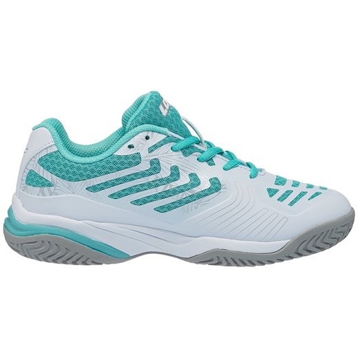 Buty tenisowe juniorskie Lotto Stratosphere V Jr L - white/green thai turkusowy Lotto 33 Strefa Tenisa